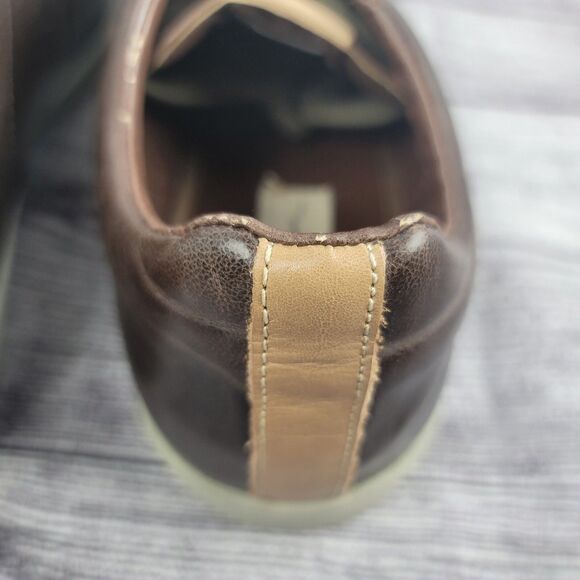 TRUE RELIGION-Men’s 10.5 Brown Leather Athletic Shoes Sneakers main image 12